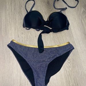 Size SMALL black bikini